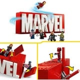 LEGO Marvel Super Heroes - Logo MARVEL et minifigures, Jouets de construction 76313