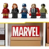 LEGO Marvel Super Heroes - Logo MARVEL et minifigures, Jouets de construction 76313