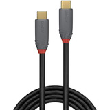 Lindy Câble USB 3.2 type C, 5A PD, Anthra Line Gris