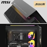 MSI MEG Vision X AI 2NVV7-009AT Intel Core Ultra 7 265K 32 Go DDR5-SDRAM 2 To SSD NVIDIA GeForce RTX 5080 Windows 11 Home Bureau PC Noir, PC gaming Noir/transparent, Intel Core Ultra 7, 265K, 32 Go, DDR5-SDRAM, 2 To, Windows 11 Home