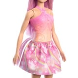 Mattel Barbie - Poupée licorne aux cheveux roses et à la tenue colorée 