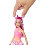 Mattel Barbie - Poupée licorne aux cheveux roses et à la tenue colorée 
