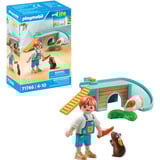 PLAYMOBIL My Life Garçon avec cochon d'Inde, Jouets de construction 