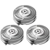Philips SHAVER Series 5000 SH50 SH50/50 Têtes de rasage de rechange, Tête de rasage Argent, 3 tête(s), Chrome, S5xxx