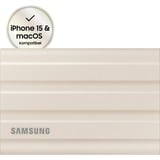 Samsung Portable T7 Shield, 2 To SSD externe Beige, MU-PE2T0K/EU, USB-C 3.2 Gen 2 (10 Gbit/s)