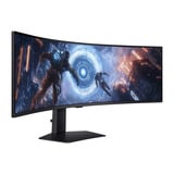 Samsung S49FG916EU 49" Moniteur UltraWide gaming incurvé Noir, 1x DisplayPort, 2x HDMI, 2x USB-A, 144 Hz, 124,5 cm (49"), 5120 x 1440 pixels, Dual QHD, LCD, 1 ms, Noir