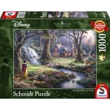 Schmidt Spiele Puzzle Thomas Kinkade : Disney Blanche-Neige 