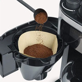 Severin KA 4813, Machine à café à filtre Noir/acier inoxydable brossé