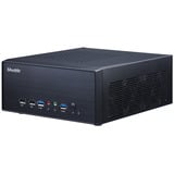 Shuttle XPС slim XPC slim Barebone XH610G2 - S1700, Intel H610, 1xDP, 2xHDMI, 2 PCIe Slots (1x 16X & 1x X1), 2x Intel LAN (1G + 2.5G), 8x USB, 1x 2.5", 3x M.2, 24/7 Noir, Intel H610, 1xDP, 2xHDMI, 2 PCIe Slots (1x 16X & 1x X1), 2x Intel LAN (1G + 2.5G), 8x USB, 1x 2.5", 3x M.2, 24/7, Bureau, PC type barebone, Intel H610, LGA 1700, DDR5-SDRAM, PCI Express, Série ATA III