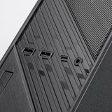 SilverStone SST-ML12B boîtier mini tower Noir | 2x USB-A | 1x USB-C