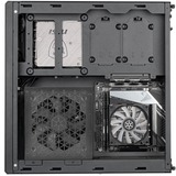 SilverStone SST-ML12B boîtier mini tower Noir | 2x USB-A | 1x USB-C