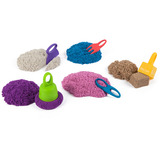 Spin Master Kinetic Sand - Valise de jeu de couleurs, Jeu de sable 
