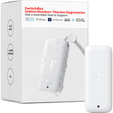 SwitchBot Thermomètre extérieur IP65 intérieur/extérieur blanc, Détecteur Blanc