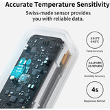 SwitchBot Thermomètre extérieur IP65 intérieur/extérieur blanc, Détecteur Blanc