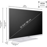 Telefunken  32" TV LED Blanc