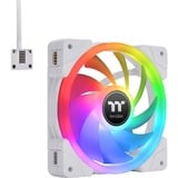 Thermaltake SWAFAN EX12 RGB PC Cooling Fan White TT Premium Edition, Ventilateur de boîtier Blanc