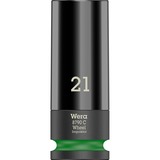 Wera 8790 C Douille à choc Noir, Clés mixtes à cliquet Douille à choc, Noir, 1 tête(s), Métrique, 21 mm, 32 mm