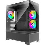 Xilence Xilent Beam XG172 boîtier midi tower Noir | 3x USB-A | RGB | Verre Trempé