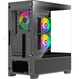Xilence Xilent Beam XG172 boîtier midi tower Noir | 3x USB-A | RGB | Verre Trempé