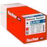 fischer Vis à bois PowerFull II 8,0x160 ZK TX VG 
