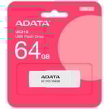 ADATA UC310 lecteur USB flash 64 Go USB Type-A 3.2 Gen 1 (3.1 Gen 1) Blanc, Clé USB Blanc, 64 Go, USB Type-A, 3.2 Gen 1 (3.1 Gen 1), 100 Mo/s, Pivotant, Blanc