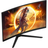 AOC G4 CQ32G4VE écran plat de PC 80 cm (31.5") 2560 x 1440 pixels Quad HD LCD Noir, Gris Moniteur gaming incurvé Noir (Mat), 1x DisplayPort, 2x HDMI, 180 Hz, 80 cm (31.5"), 2560 x 1440 pixels, Quad HD, LCD, 1 ms, Noir, Gris