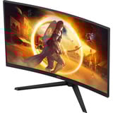 AOC  31.5" Moniteur gaming incurvé  Noir (Mat)
