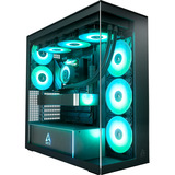 ARCTIC Xtender boîtier midi tower Noir | 2x USB-A | 1x USB-C | RGB | Verre Trempé