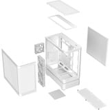 ASUS Prime AP304 ARGB boîtier midi tower Blanc | 2x USB-A | 1x USB-C | RGB | Window