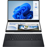 ASUS Zenbook Duo UX8406CA-QL263W Intel Core Ultra 9 285H Hybride (2-en-1) 35,6 cm (14") Écran tactile WUXGA 16 Go LPDDR5x-SDRAM 1 To SSD Wi-Fi 7 (802.11be) Windows 11 Home Allemand Gris 14" PC portable  Gris | Intel Core Ultra 9 | 35,6 cm (14") | 1920 x 1200 pixels | 16 Go | 1 To | Windows 11 Home