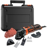 BLACK+DECKER MT300KA Noir, Orange 300 W 10000 OPM, Outil de multi fonction Orange/Noir, Découpe, Décapage, Polissage, Noir, Orange, 10000 OPM, 22000 OPM, Secteur, 300 W