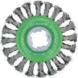 Bosch 2 608 620 733 accessoire pour meuleuse d'angle Disque de nettoyage, Brosse Disque de nettoyage, Acier inoxydable, 11,5 cm, Bosch, Vert, Acier inoxydable, 12500 tr/min