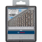 Bosch Coffrets de forets à métaux rectifiés HSS-Co (cobalt), Jeu de mèches de perceuse Perceuse, Ensemble de forets, Acier inoxydable, Acier, 135°, Acier rapide en alliage de cobalt (HSS-Co), 13 pièce(s)