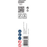 Bosch Mèches à simple spirale, queue six pans, Perceuse queue six pans, Perceuse, Mèche de perçage de tarière, 1,4 cm, 450 mm, Bois dur, Bois tendre, 36 cm