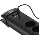 Brennenstuhl Multiprise Premium-Line 6 prises avec 2x USB-C PD, 1x USB-A Noir