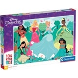 Clementoni Supercolor 104 pièces Maxi - Disney Princess, Puzzle 104 pièce(s), Dessins animés, 4 an(s)