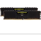 Corsair 64 Go DDR4-3200 Kit, Mémoire vive Noir, CMK64GX4M2E3200C16, Vengeance LPX, XMP