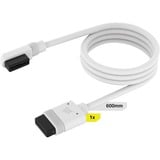 Corsair iCUE LINK Slim 1x 90°, Câble Blanc