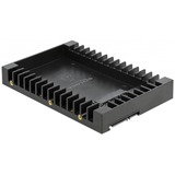 DeLOCK Cadre d'installation 3.5″ pour disque SATA 2.5, Cadre de montage Noir