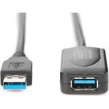 Digitus Câble d'extension USB 3.2 Gen 1 actif, 5 mètres Noir
