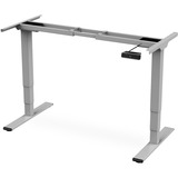 Digitus Châssis de table réglable en hauteur électrique, double moteur, 3 niveaux, Piètement Gris