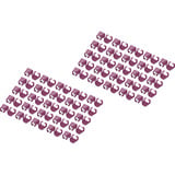 Digitus Clips de couleur pour câbles de raccordement - Magenta, Finition Magenta