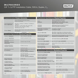 Digitus DK-1744-A-VH-D-5, Câble Jaune