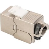 Digitus DN-93617 Module Keystone, Module de Keystone Argent/Blanc, Argent, Rj-45, 19 g