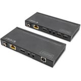 Digitus Kit d'extension KVM HDMI 4K HDBaseT 2.0, Extension HDMI Noir