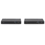 Digitus Kit d'extension KVM HDMI 4K HDBaseT 2.0, Extension HDMI Noir