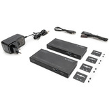 Digitus Kit d'extension KVM HDMI 4K HDBaseT 2.0, Extension HDMI Noir