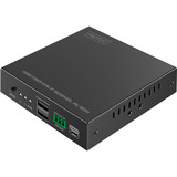 Digitus Récepteur KVM IP fibre HDMI, Switch KVM Noir