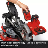 EINHELL TE-SM 36/8 L Li-Solo, 4300882, Coupe-et scie à onglet Rouge