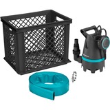 GARDENA Pompe submersible pour eaux chargées 10500 BASIC, kit inondation, Pompe submersible et pression Noir/Turquoise